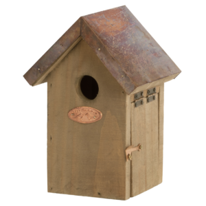 Nest box wren copper roof