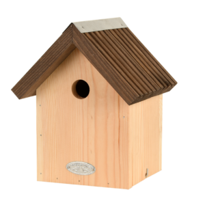 Blue tit bird house