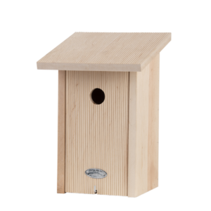 Great tit bird house in gift box