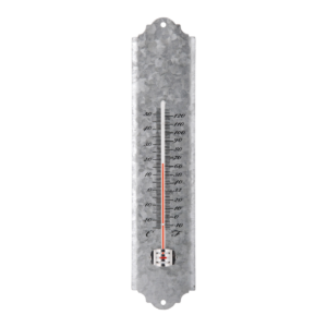 Old zinc thermometer 30cm