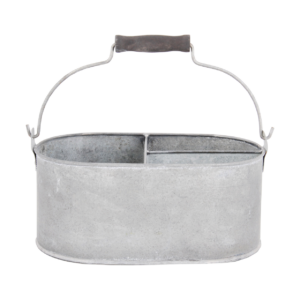 Old zinc oval box/3 compartments S