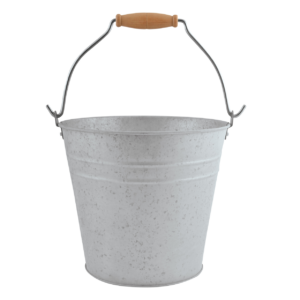 Old zinc bucket 5 lt