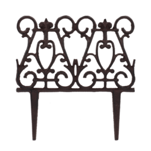 Victorian cast iron lawn fence