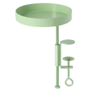 Round green clamp tray S