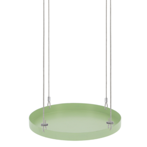 Round green window hanging tray L