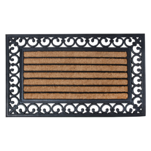 Rubber doormat + coir 75×45 cm