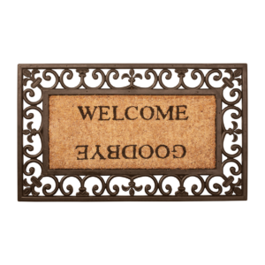 Doormat Welcome/Goodbye rect.