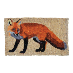 Coir doormat fox