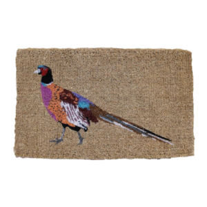 Coir doormat pheasant