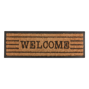 Rubber doormat/coir welcome 75×25