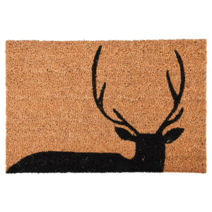 Doormat coir deer