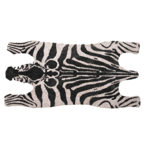 Doormat coir zebra