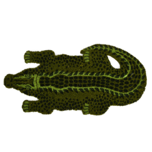 Coir doormat crocodile