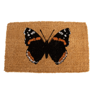 Coir butterfly doormat