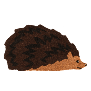 Coir doormat hedgehog