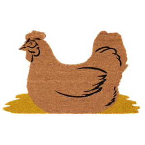 Doormat coir chicken