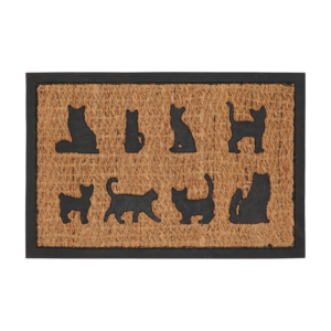 Doormat rubber/ coir cat breeds