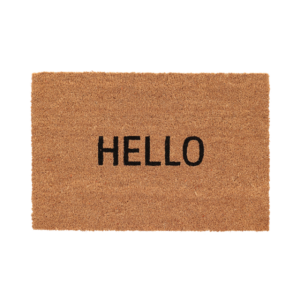 Doormat coir “hello”