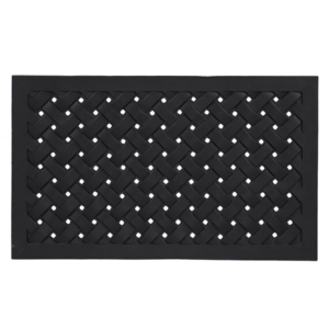 Rubber doormat rect. Braided L