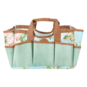 Rose print/jute gardentoolbag