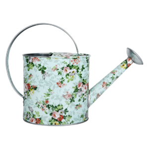 Rose print indoor watering can