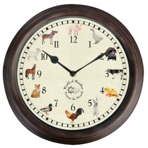 Clock farm animal sounds