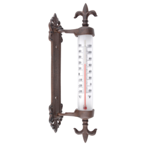 Cast Iron windowframe thermometer