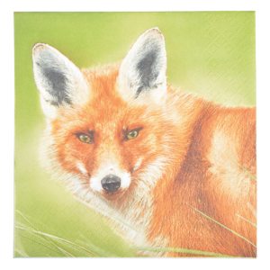 Paper Napkins fox 33x33cm