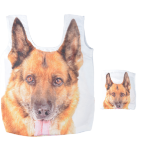 Foldable shopping bag dog L