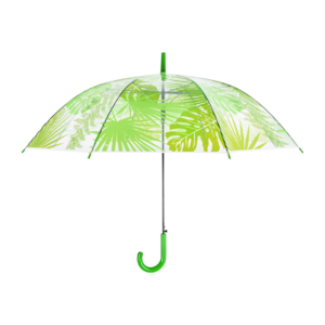 Umbrella transparent jungle leaves