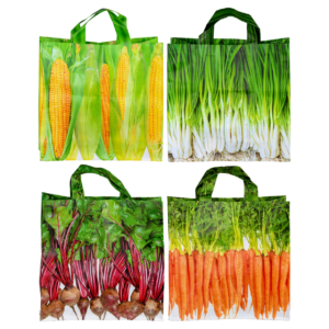 Shopping bag vegetables ass.