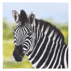 Paper napkins zebra 33x33cm