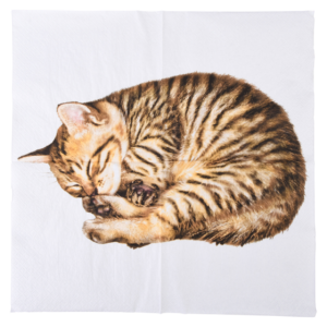 Paper napkins cat 33x33cm