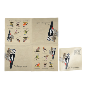 Paper napkins birds 33x33cm