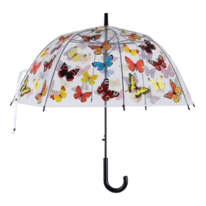 Transparent butterfly umbrella