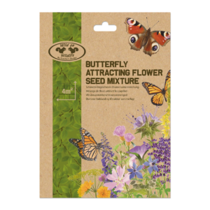 Butterfly attracting flower seed mixture