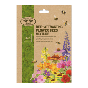 Bee attracting flower seed mixture