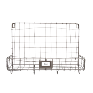 Wire wall organizer 1 compartment