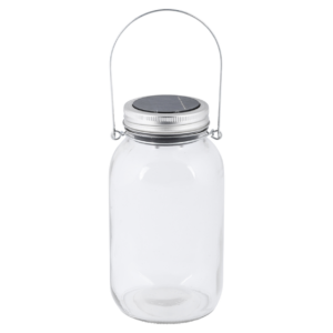 LED Solar light in jar