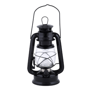 LED light lantern black