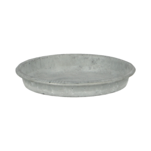 Old zinc saucer for 9 cm pot